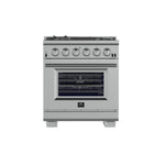 Forno Capriasca 30-Inch Freestanding Gas Range, 4 Burners, True Convection Oven - BonPrix Électroménagers