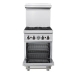 Forno Commerciale 24 Inch Gas Range with 4 Burners - BonPrix Électroménagers