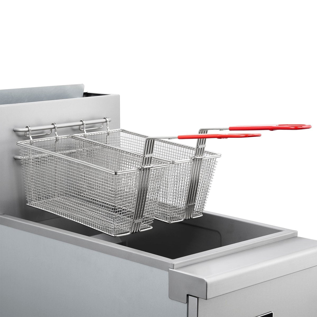 Forno Commerciale Propane Gas Deep Fryer, 3 Burners 90,000 BTU, 40 lbs Oil Capacity - BonPrix Électroménagers