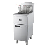 Forno Commerciale Propane Gas Deep Fryer, 3 Burners 90,000 BTU, 40 lbs Oil Capacity - BonPrix Électroménagers
