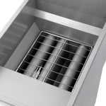 Forno Commerciale Propane Gas Deep Fryer, 3 Burners 90,000 BTU, 40 lbs Oil Capacity - BonPrix Électroménagers