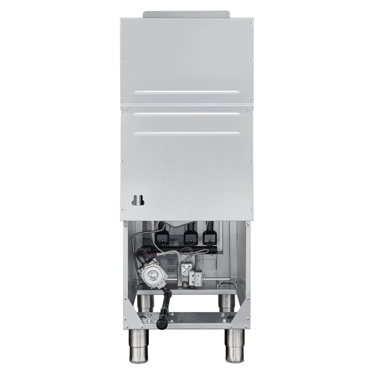 Forno Commerciale Propane Gas Deep Fryer, 4 Burners 120,000 BTU, 50 lbs Oil Capacity, Millivolt Control - BonPrix Électroménagers