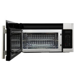 Forno Fornace 30-Inch Over the Range Convection Microwave, Stainless Steel – 1.5 cu.ft, 300 CFM Vent, Touch Control, LED Light - BonPrix Électroménagers