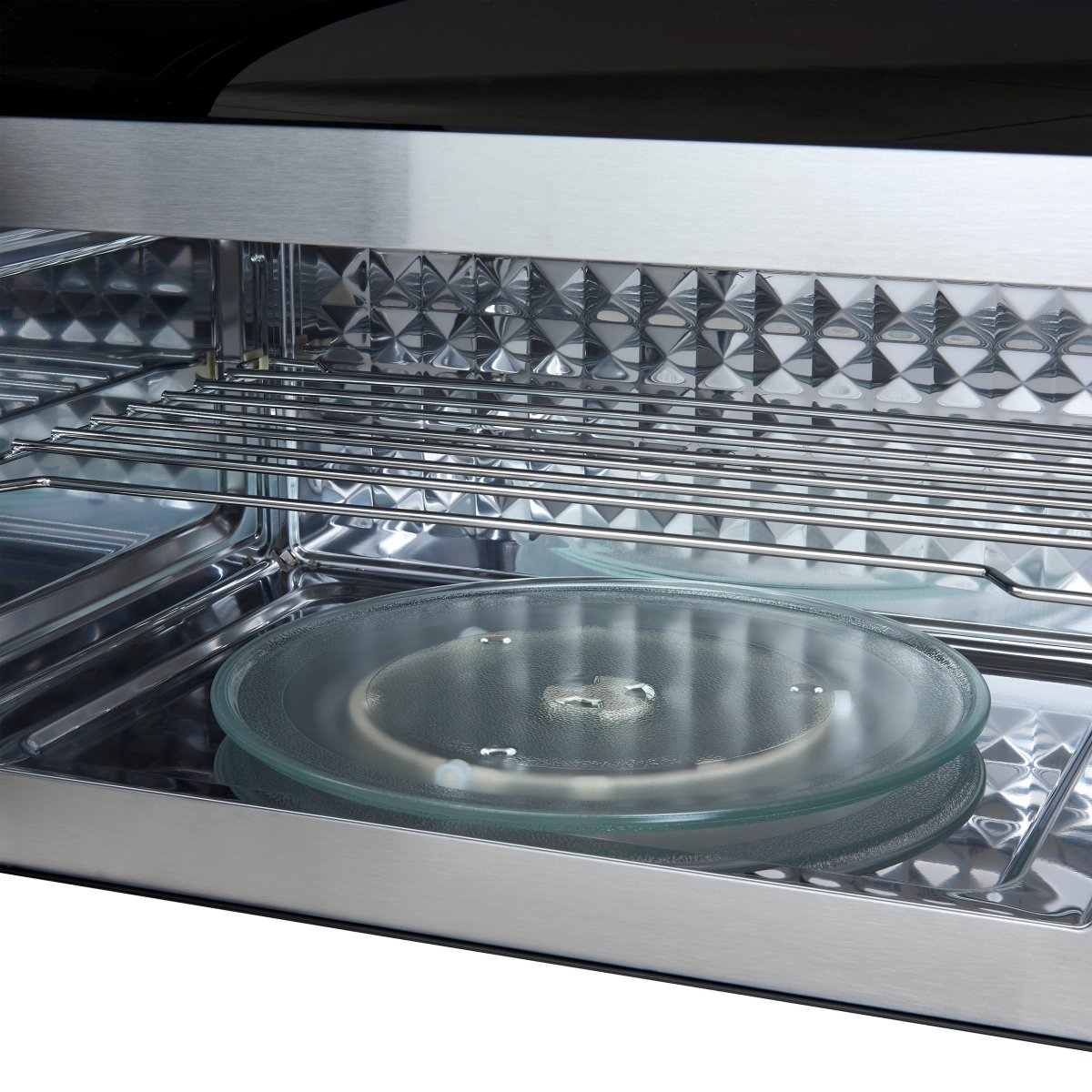 Forno Fornace 30-Inch Over the Range Convection Microwave, Stainless Steel – 1.5 cu.ft, 300 CFM Vent, Touch Control, LED Light - BonPrix Électroménagers