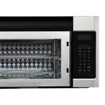Forno Fornace 30-Inch Over the Range Convection Microwave, Stainless Steel – 1.5 cu.ft, 300 CFM Vent, Touch Control, LED Light - BonPrix Électroménagers