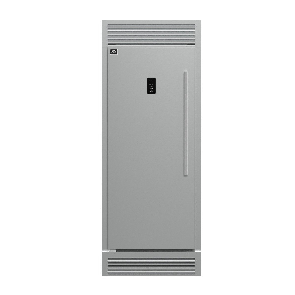 Forno Fortezza 32 Inch Left-Swing Freezer with Standard Trim Grill, Stainless Steel, with Automatic Ice Maker - BonPrix Électroménagers