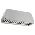 Forno Frassanito 36-Inch Recessed Range Hood, 450 CFM, Stainless Steel Baffle Filters, LED Lighting - BonPrix Électroménagers