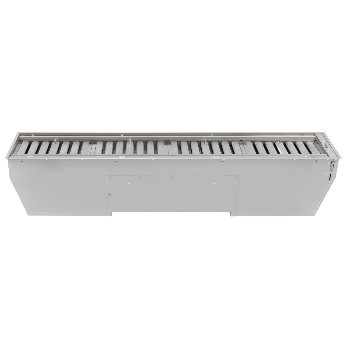 Forno Frassanito 60-Inch Recessed Range Hood, Stainless Steel Baffle Filters, LED Lighting - BonPrix Électroménagers