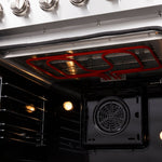 Forno Galiano 30-Inch Freestanding French Door Electric Range, True Convection, Energy Efficient - BonPrix Électroménagers