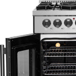 Forno Galiano 30-inch French Door Dual Fuel Range All Stainless Steel, 5 Sealed Burners 68,000 BTU, 4.32 cu.ft. True Convection Oven - BonPrix Électroménagers