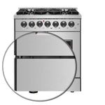 Forno Galiano 30-inch French Door Dual Fuel Range All Stainless Steel, 5 Sealed Burners 68,000 BTU, 4.32 cu.ft. True Convection Oven - BonPrix Électroménagers