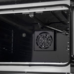Forno Galiano 30-inch French Door Gas Range Black and Antique Brass Design, 5 Sealed Burners 68,000 BTU, 4.32 cu.ft. Convection Oven - BonPrix Électroménagers