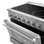 Forno Galiano 36-Inch Freestanding Electric Range, True Convection, Energy Efficient - BonPrix Électroménagers