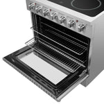 Forno Galiano 36-Inch Freestanding Electric Range, True Convection, Energy Efficient - BonPrix Électroménagers