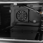 Forno Galiano 48" Freestanding French Door Gas Range in Black - BonPrix Électroménagers