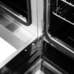 Forno Galiano 48-Inch Freestanding French Door Gas Range, 8 Burners, Griddle, Convection Oven, Energy Efficient - BonPrix Électroménagers