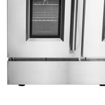 Forno Galiano 48-Inch Freestanding French Door Gas Range, 8 Burners, Griddle, Convection Oven, Energy Efficient - BonPrix Électroménagers