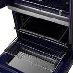 Forno Gallico 30-Inch Electric French Door Double Oven, Stainless Steel, Convection Cooking, Touch Control Panel, Self-Cleaning Function - BonPrix Électroménagers