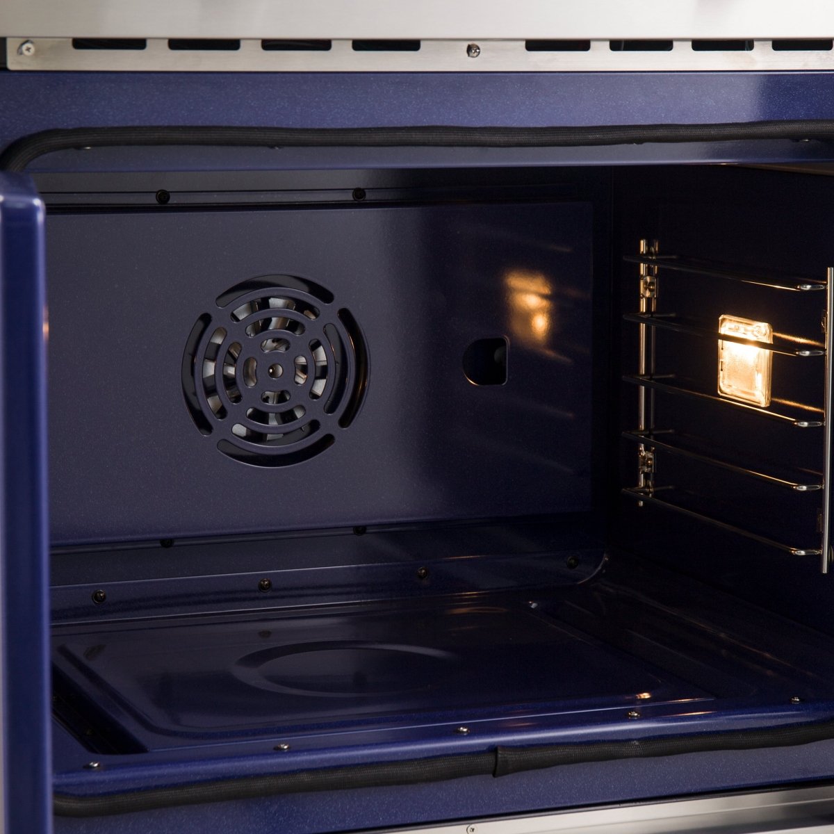 Forno Gallico 30-Inch Electric French Door Double Oven, Stainless Steel, Convection Cooking, Touch Control Panel, Self-Cleaning Function - BonPrix Électroménagers