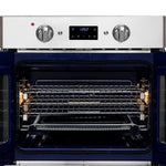 Forno Gallico 30-Inch Electric French Door Wall Oven, Stainless Steel, True Convection, Air Fry, Self-Cleaning - BonPrix Électroménagers