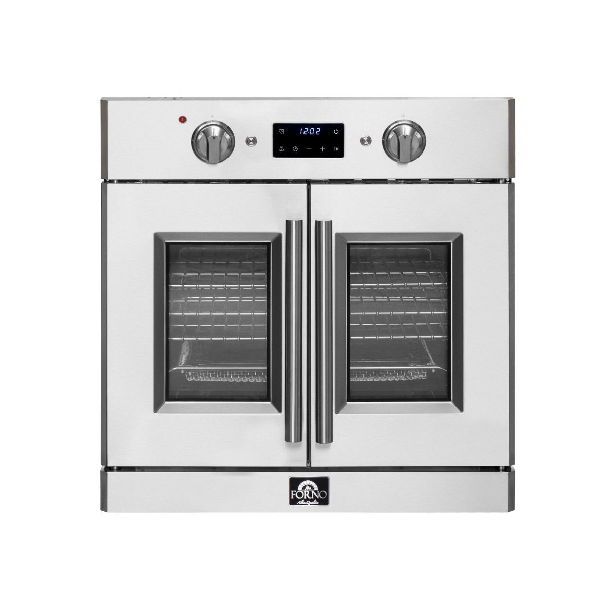 Forno Gallico 30-Inch Electric French Door Wall Oven, Stainless Steel, True Convection, Air Fry, Self-Cleaning - BonPrix Électroménagers