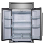 Forno Gallipoli 30-Inch French Door Refrigerator, 17.5 cu.ft Capacity, Modern Decorative Grill, 34-Inch Width, Stainless Steel, No Frost Technology, Energy Efficient - BonPrix Électroménagers