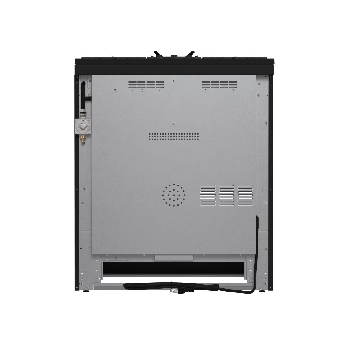 Forno Leonardo Espresso 30-Inch Black Gas Range, 5 Burners, 39,500 BTU, 5 cu.ft Convection Oven - BonPrix Électroménagers