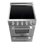 Forno Loiano 24-Inch Freestanding Electric Range, Canada Version, No Rotisserie Function, Plug and Cord Included - BonPrix Électroménagers