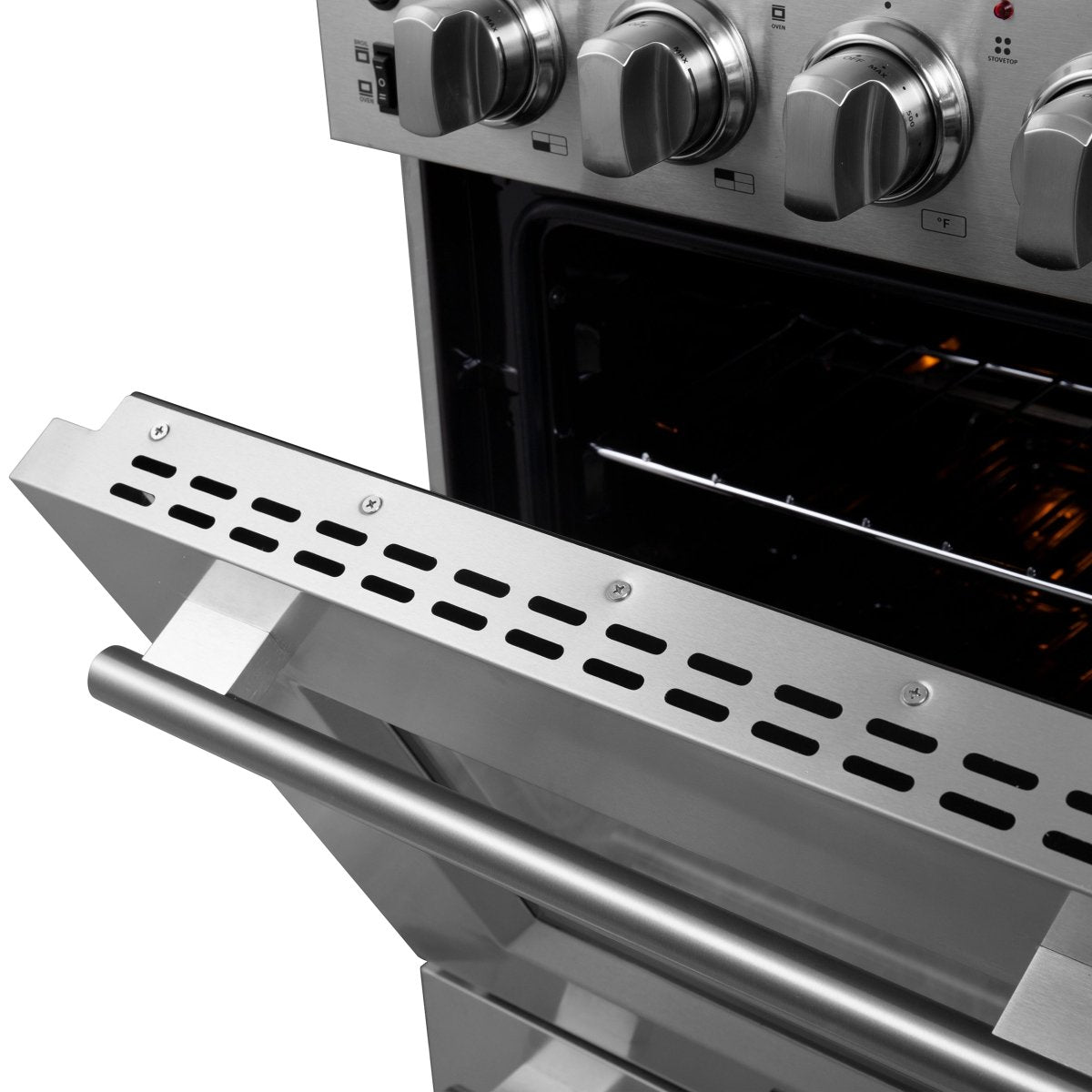 Forno Loiano 24-Inch Freestanding Electric Range, Canada Version, No Rotisserie Function, Plug and Cord Included - BonPrix Électroménagers