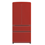 Forno Luigi 33-Inch French Door Refrigerator, 18 cu.ft, Red Finish, Handle-Free Design, ENERGY STAR Certified - BonPrix Électroménagers