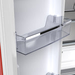 Forno Luigi 33-Inch French Door Refrigerator, 18 cu.ft, Red Finish, Handle-Free Design, ENERGY STAR Certified - BonPrix Électroménagers