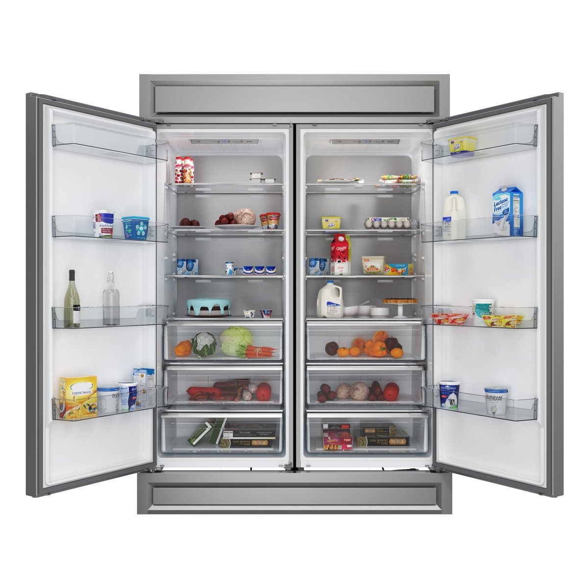 Forno Maderno 2-28-Inch Wide Convertible Refrigerator/Freezer, Decorative Trim, 27.2 cu.ft, 84-Inch High, ENERGY STAR Certified - BonPrix Électroménagers