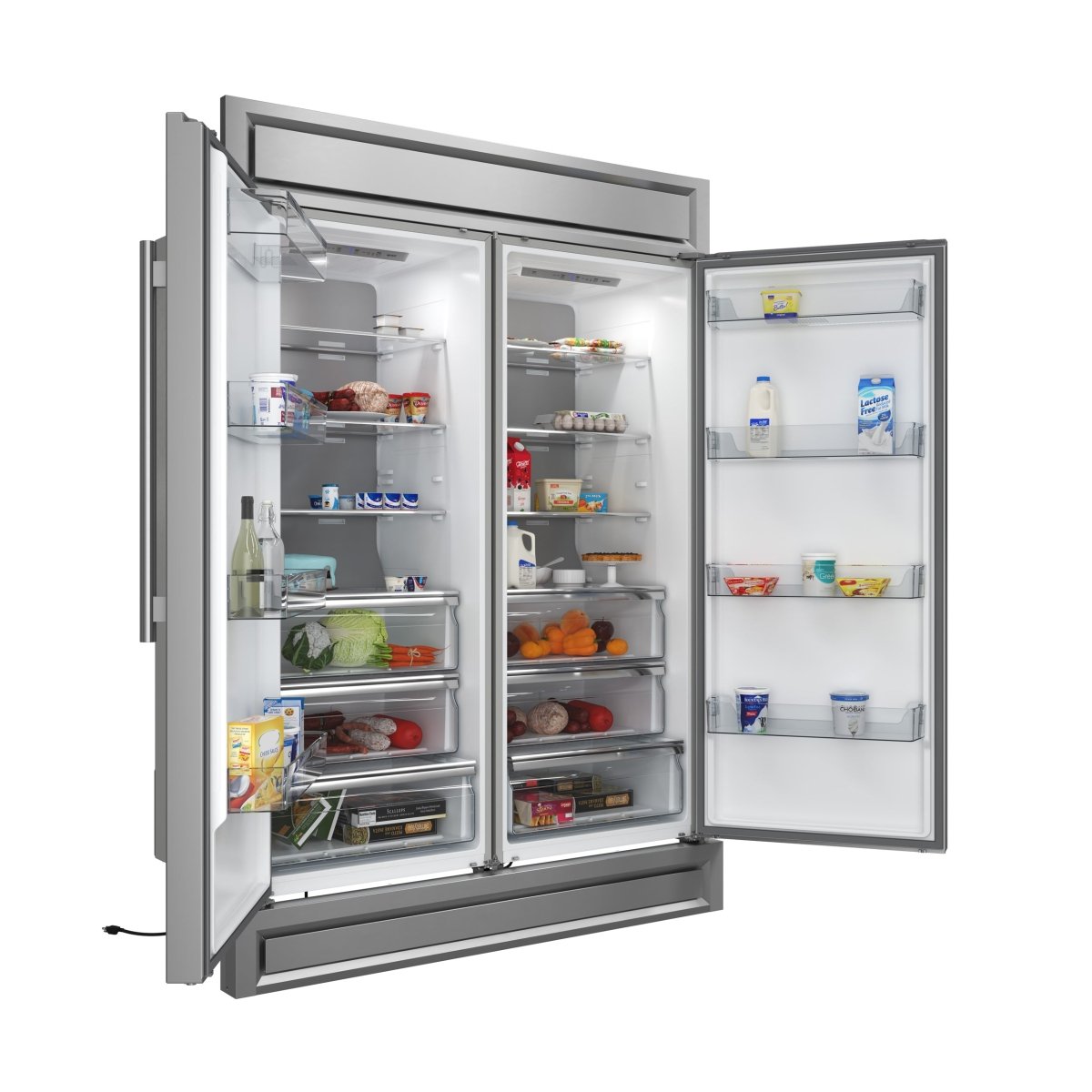 Forno Maderno 2-28-Inch Wide Convertible Refrigerator/Freezer, Decorative Trim, 27.2 cu.ft, 84-Inch High, ENERGY STAR Certified - BonPrix Électroménagers