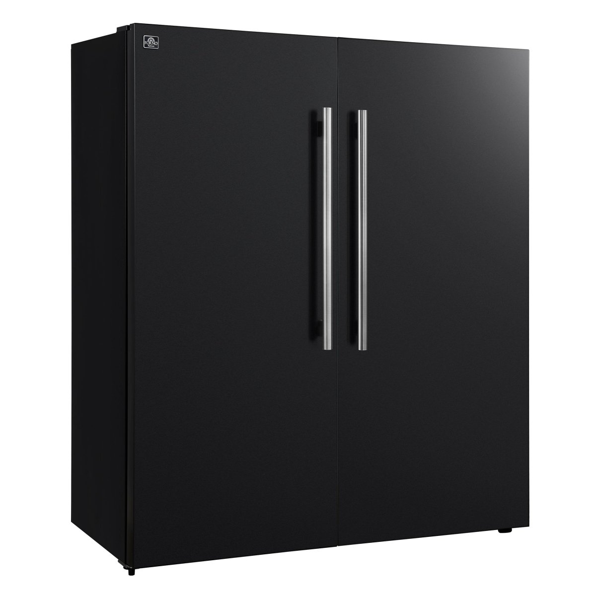 Forno Maderno 2-28-Inch Wide Convertible Refrigerator/Freezer in Black, Decorative Trim Grill, 27.2 cu.ft, 84-Inch High, ENERGY STAR Certified - BonPrix Électroménagers