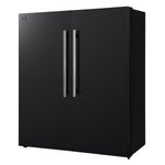 Forno Maderno 2-28-Inch Wide Convertible Refrigerator/Freezer in Black, Decorative Trim Grill, 27.2 cu.ft, 84-Inch High, ENERGY STAR Certified - BonPrix Électroménagers