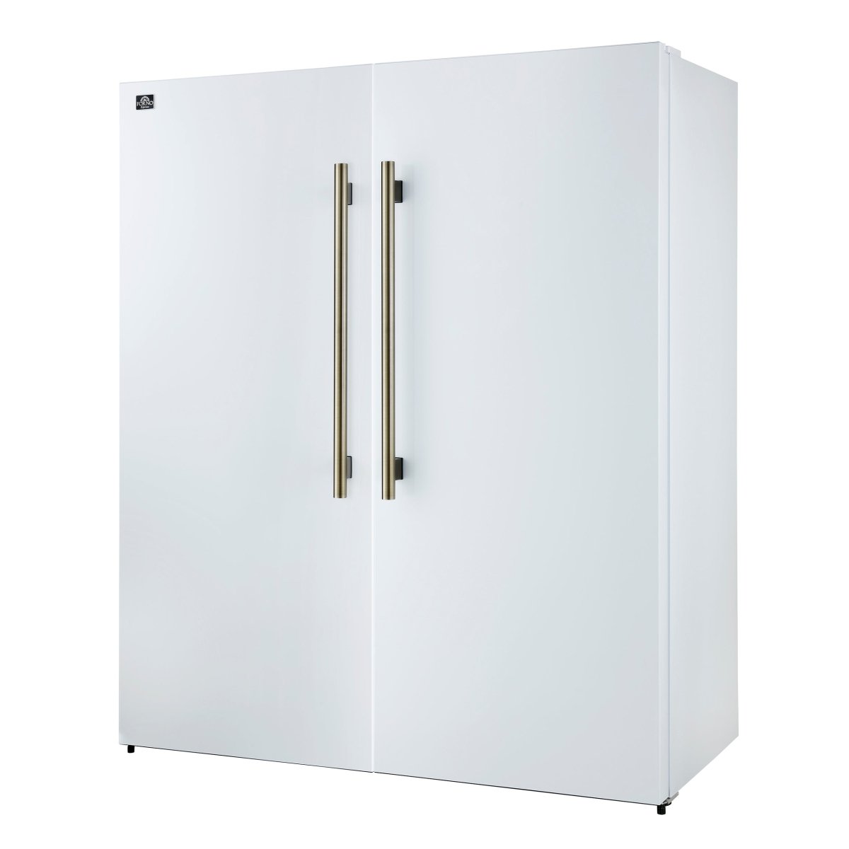 Forno Maderno 2-28-Inch Wide Convertible Refrigerator/Freezer in White, Decorative Trim, 27.2 cu.ft, 84-Inch High, ENERGY STAR Certified - BonPrix Électroménagers