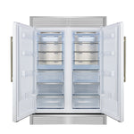Forno Maderno 2-28-Inch Wide Convertible Refrigerator/Freezer in White, Decorative Trim, 27.2 cu.ft, 84-Inch High, ENERGY STAR Certified - BonPrix Électroménagers