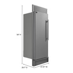 Forno Maderno 28" Built-In Convertible Refrigerator, 13.6 cu.ft. Left Swing with Decorative Grill - 32" Wide - BonPrix Électroménagers