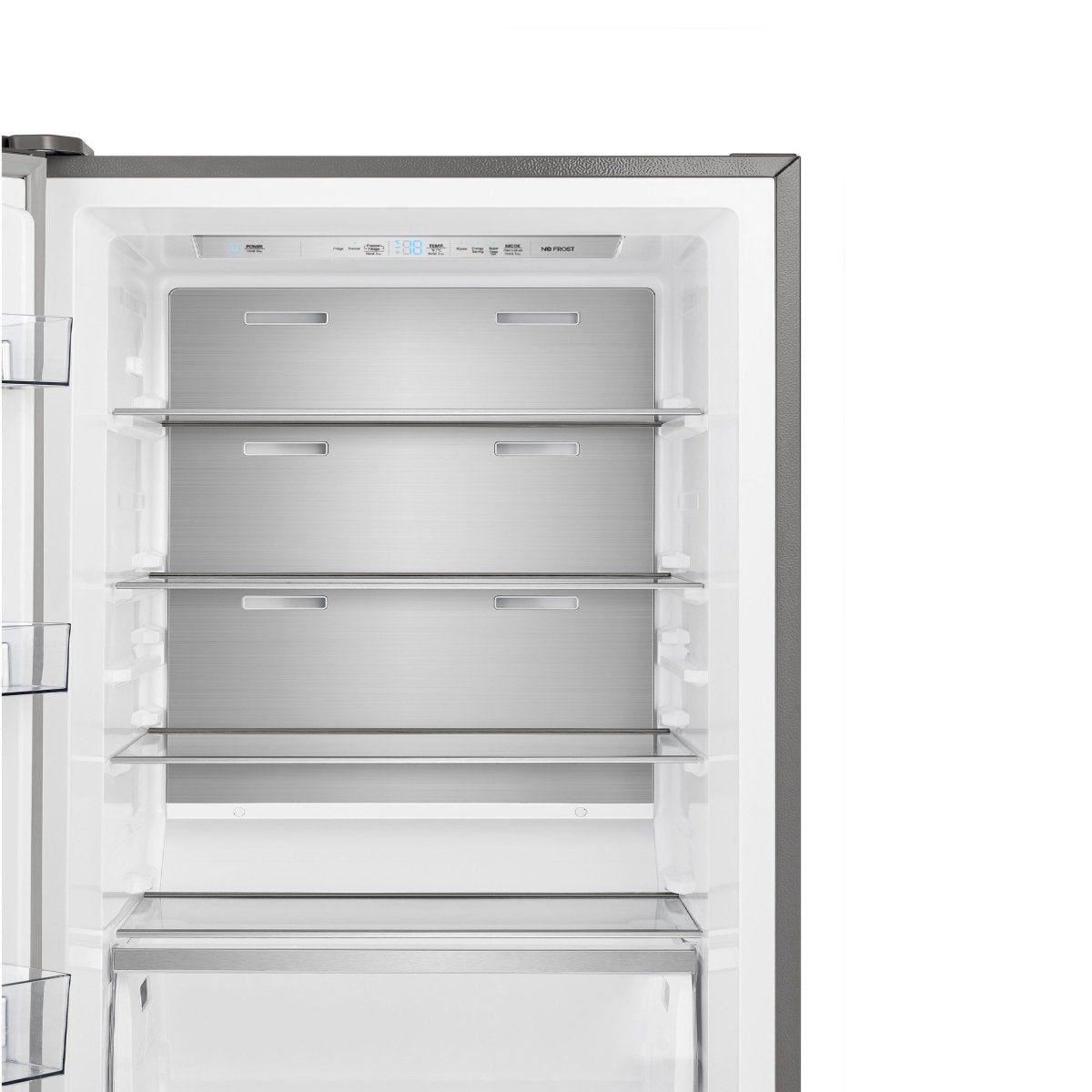 FORNO Maderno 28" Left Swing Convertible Freestanding Refrigerator/Freezer in Stainless Steel 13.6 cu.ft. - BonPrix Électroménagers