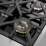Forno Massimo 48-Inch Freestanding French Door Gas Range, 8 Burners, Convection Oven, Energy Efficient - BonPrix Électroménagers