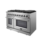 Forno Massimo 48-Inch Freestanding Gas Range, 8 Burners, True Convection Oven - BonPrix Électroménagers