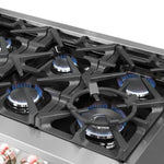 Forno Massimo 60-Inch Freestanding Gas Range, 10 Burners, True Convection Oven - BonPrix Électroménagers