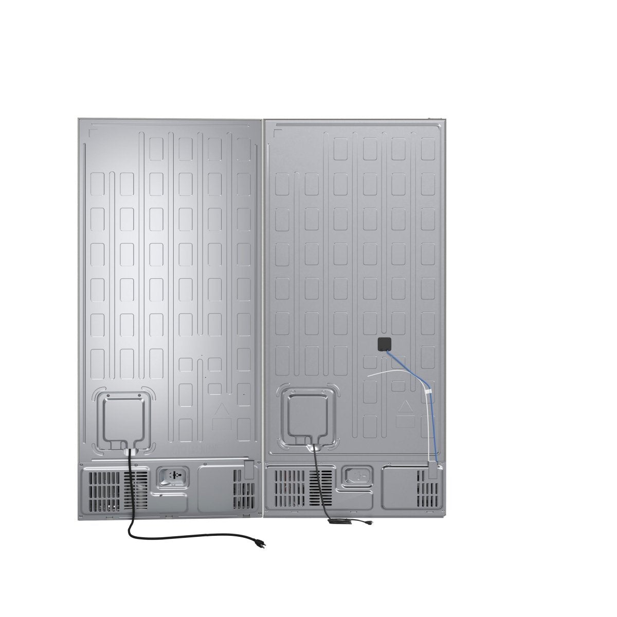 Forno Milano 2-Piece 62-Inch Freestanding Dual Bottom Freezer Refrigerator, Stainless Steel – 34.4 cu.ft, Touch Control, Ice Maker - BonPrix Électroménagers
