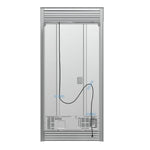 Forno Moena 40-Inch French Door Refrigerator, Stainless Steel, 19.2 cu.ft, Decorative Grill, ENERGY STAR Certified - BonPrix Électroménagers