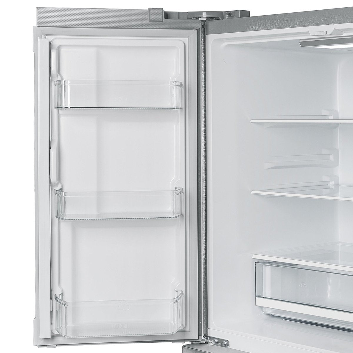 Forno Moena 40-Inch French Door Refrigerator, Stainless Steel, 19.2 cu.ft, Decorative Grill, ENERGY STAR Certified - BonPrix Électroménagers