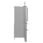 Forno Moena 40-Inch French Door Refrigerator, Stainless Steel, 19.2 cu.ft, Decorative Grill, ENERGY STAR Certified - BonPrix Électroménagers