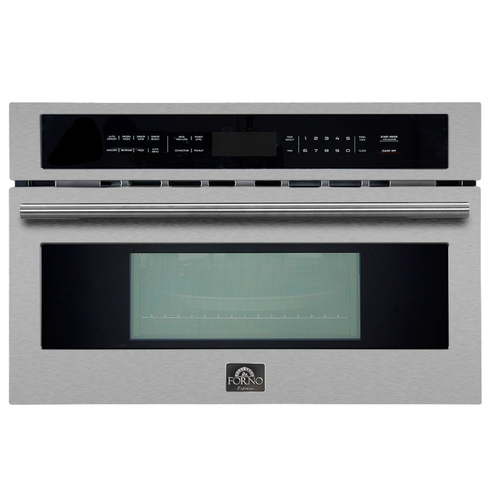 Forno Oliena 30-Inch Compact Oven and 1000 Watt Microwave, 1.6 cu.ft, Convection Oven - BonPrix Électroménagers