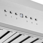 Forno Orvieto 36-Inch Wall Mount Range Hood, LED Lighting, Heavy Duty, Stainless Steel - BonPrix Électroménagers