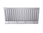Forno Palazzo 48-Inch Wall Mounted Range Hood, Stainless Steel, Heavy Duty Baffle Filters, Remote Control - BonPrix Électroménagers