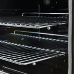 Forno Paolo 30-Inch Freestanding Electric Range, Stainless Steel, 4.38 cu.ft, True Convection Oven, Energy Efficient - BonPrix Électroménagers